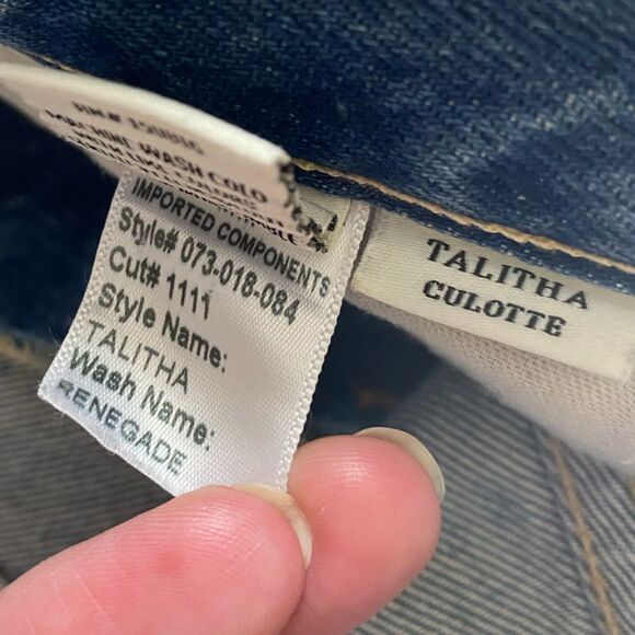 Trave Talitha Culotte Jeans Womens Size 29 - Picture 9 of 9